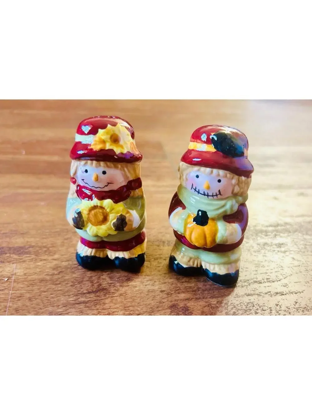 Scarecrow Fall Dolomite Salt & Pepper Shakers Publix LIMITED ED Collection